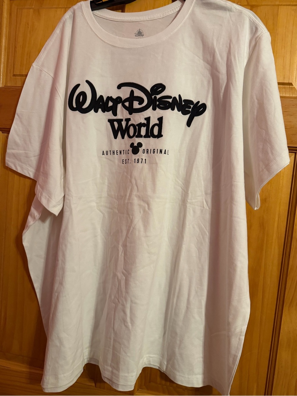 Disney White T-Shirt with Black Walt Disney World Logo